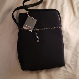 Bally Benjamin Black Purse New With Tag!